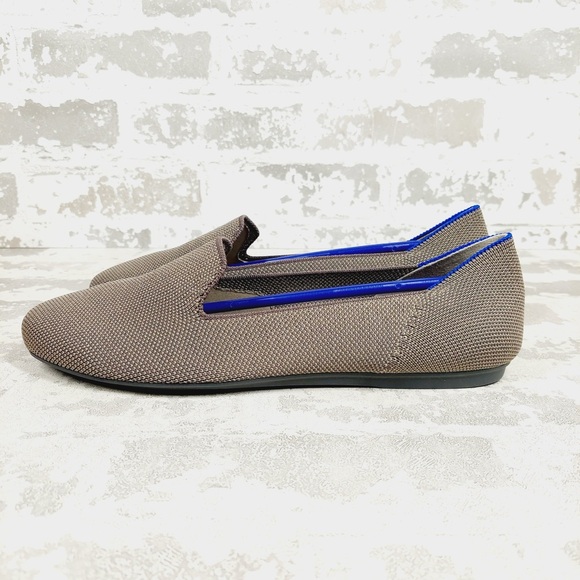 NEW Rothy's The Loafer Mocha Knit Round Toe Slip On Loafers X479